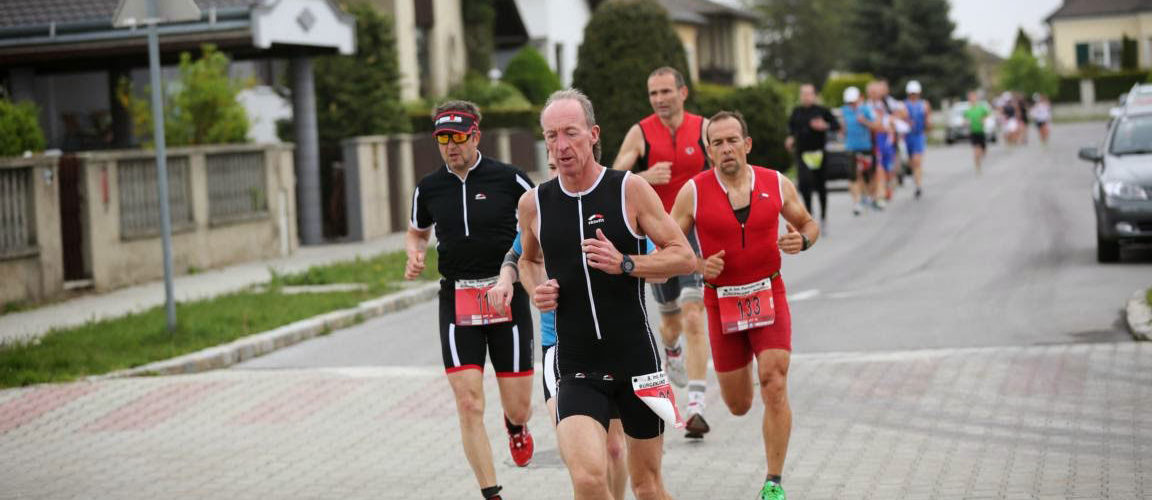 Die Strecke des Duathlons führt direkt durch das Zentrum von Parndorf