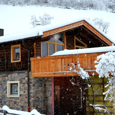 Ski Chalet an der Piste