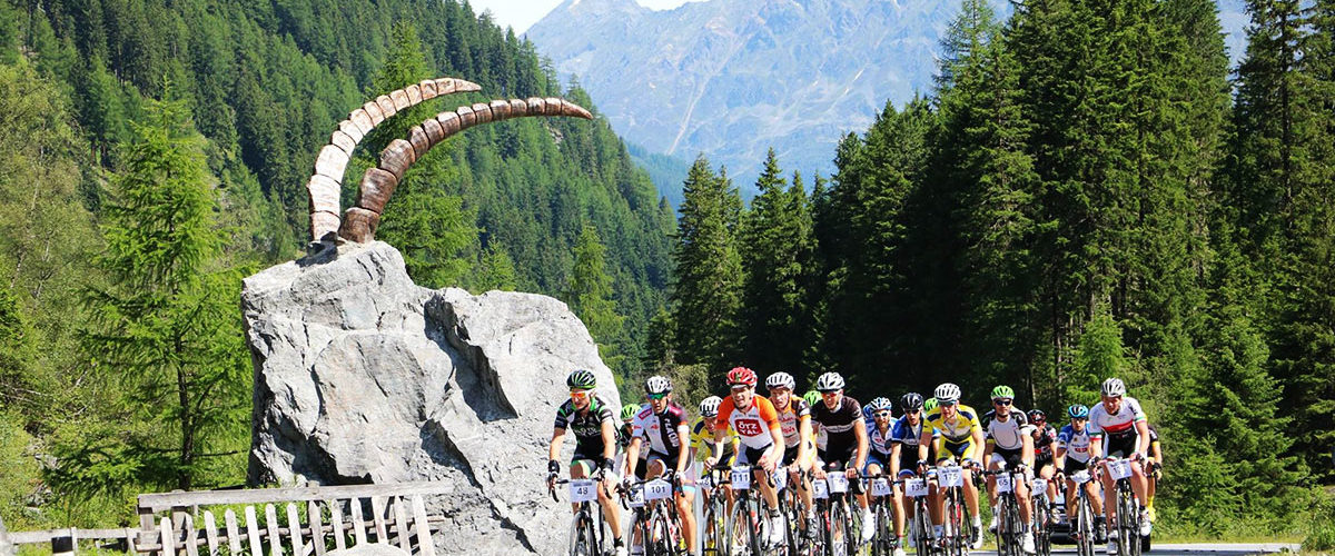 Kaunertaler Gletscherkaiser Hauptfeld Radrennen