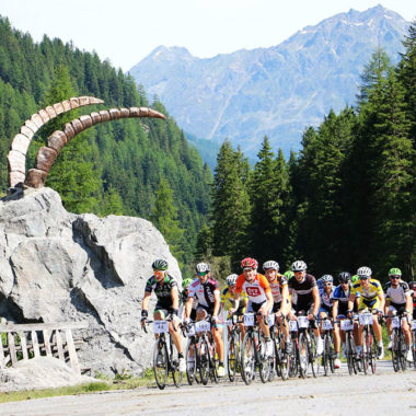 Kaunertaler Gletscherkaiser Hauptfeld Radrennen