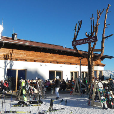 Traditionelle Lärchwaldhütte