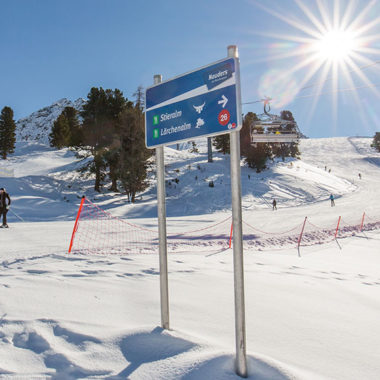 Orientierung im Skigebiet