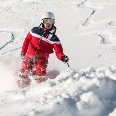 Tiefschneefahren in Serfaus