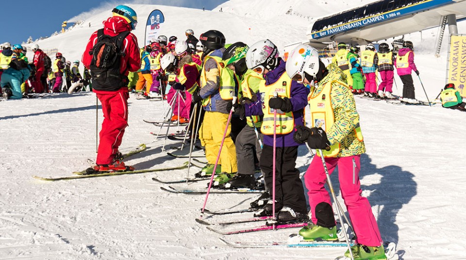 Skikurs in Serfaus