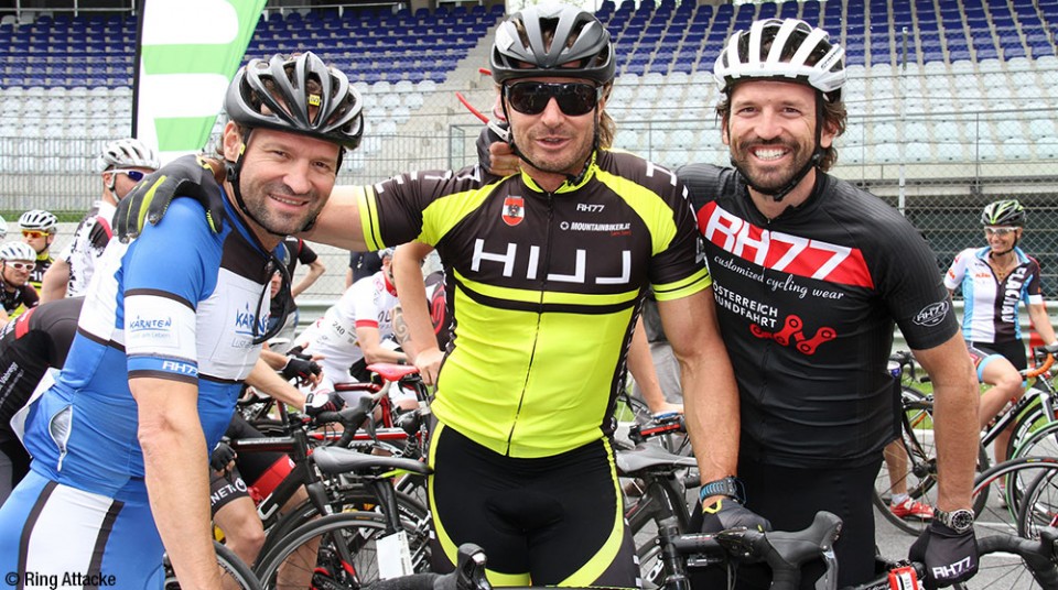 Rennradfahrer am Red Bull Ring