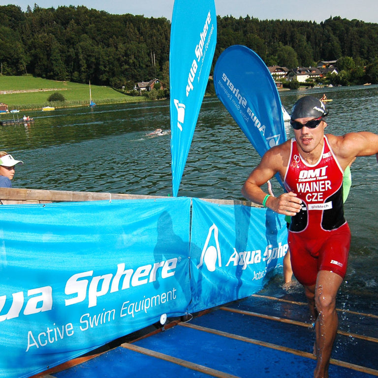 Ausstieg-Schwimmstrecke-Trumer-Triathlon