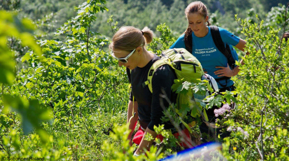 Zustieg zum Klettersteig am Wilden Kaiser