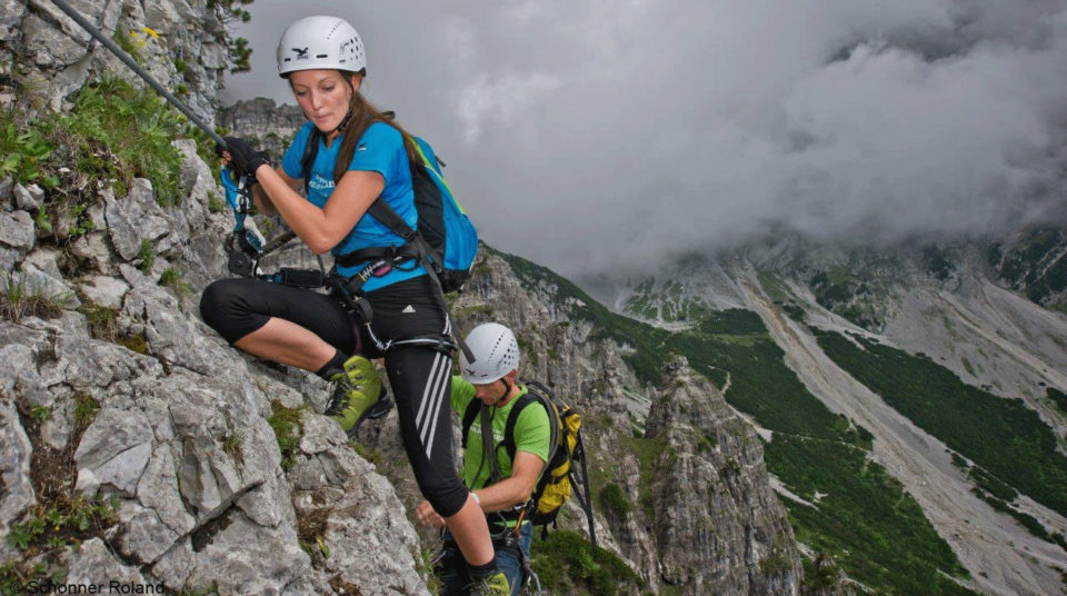 Anspruchsvoller Klettersteig