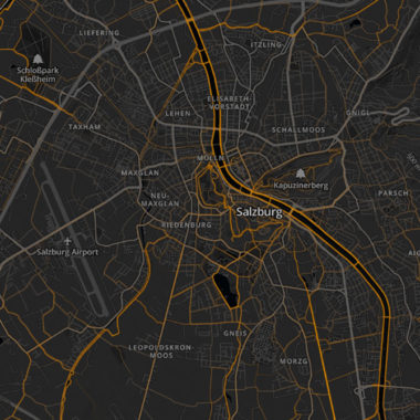 Heat map Salzburg