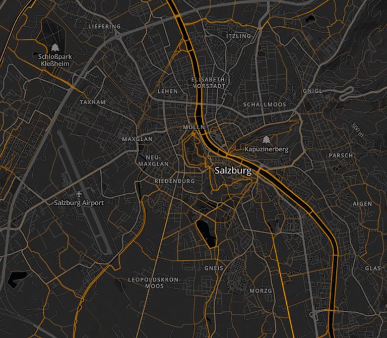 Heat map Salzburg