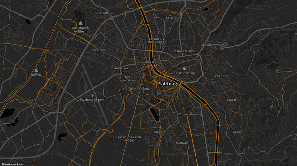 Heat map Salzburg