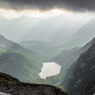 blick auf see in saalfelden