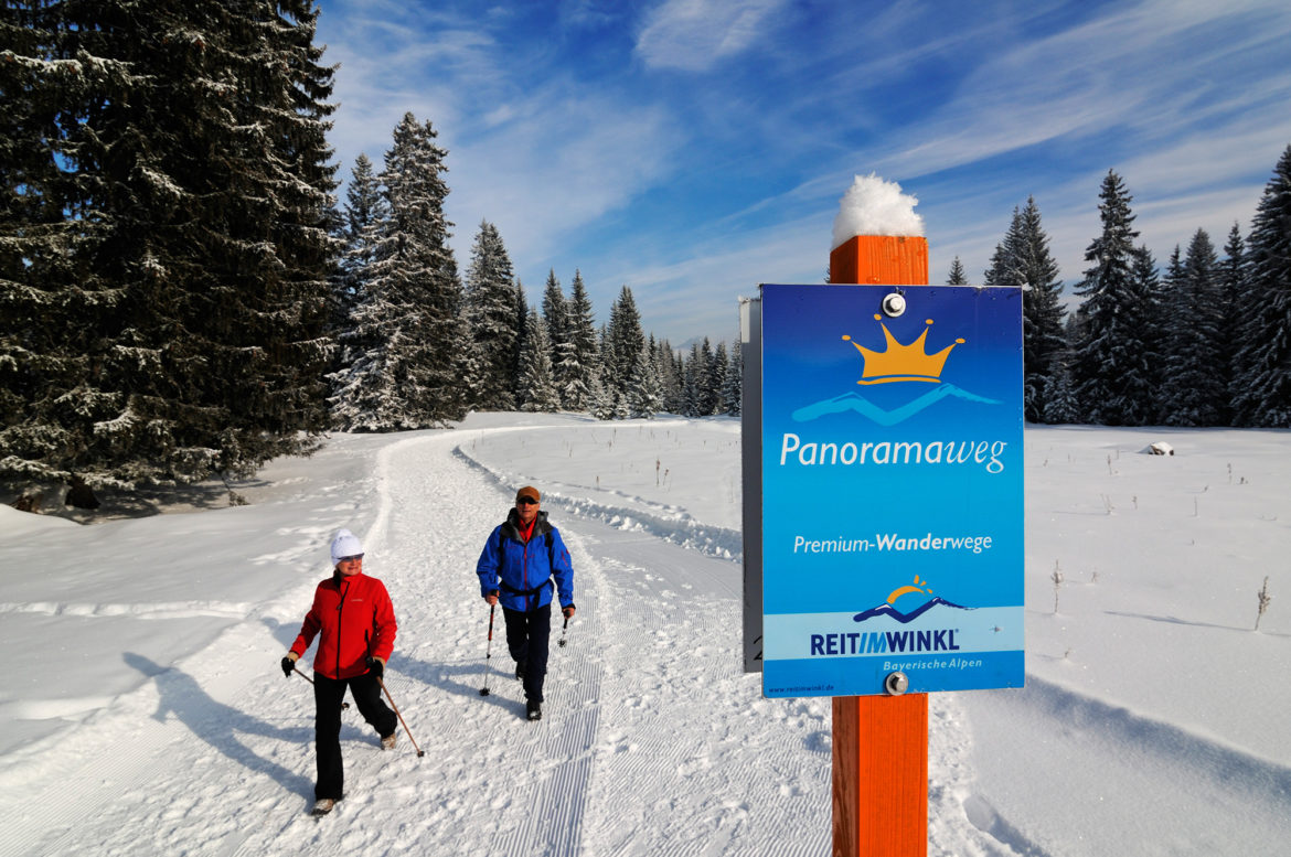 premium winterwanderweg reit im winkl