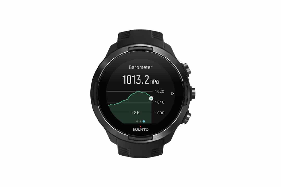 Suunto 9 Baro GPS-Sportuhr mit langer Batterielaufzeit und Herzfrequenzmessung am Handgelenk 