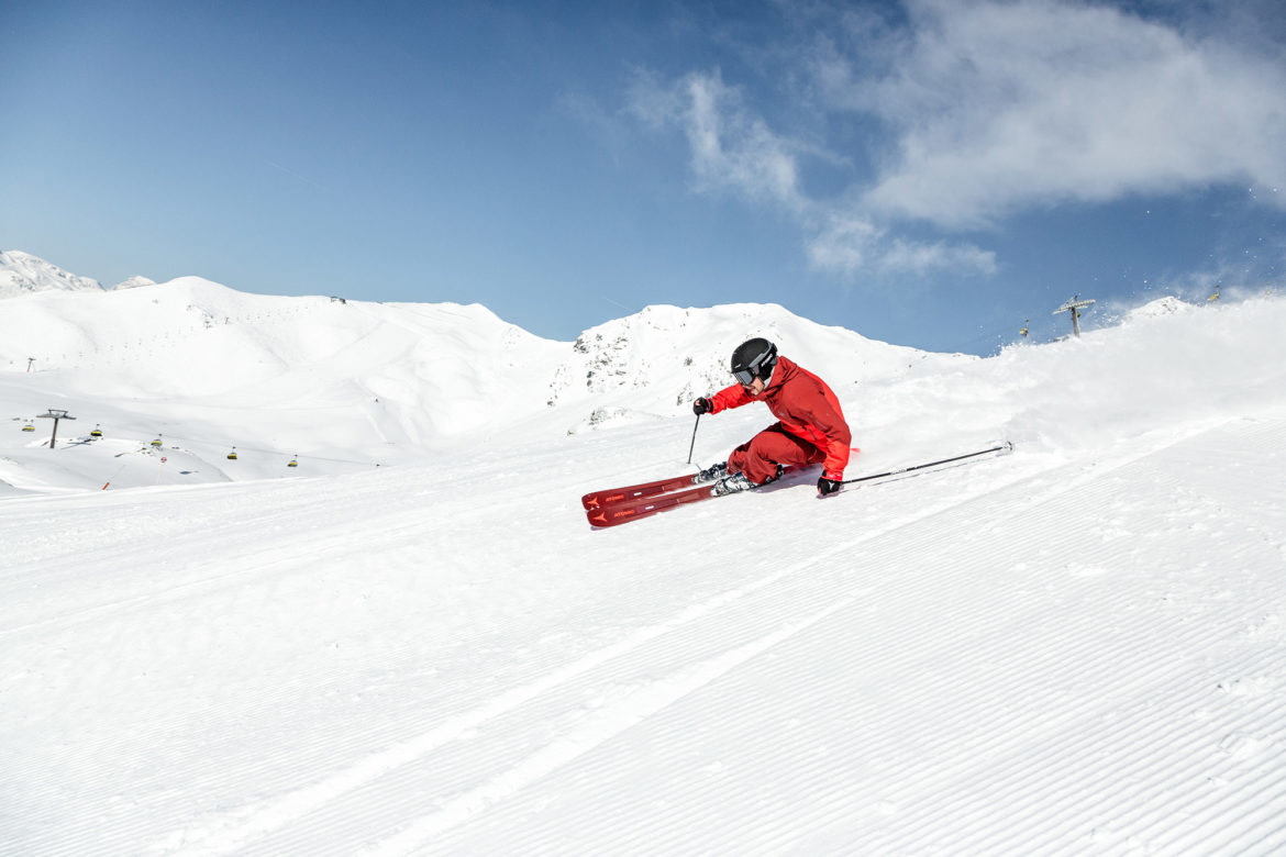 Atomic Skifahren angepasste Skischuhe