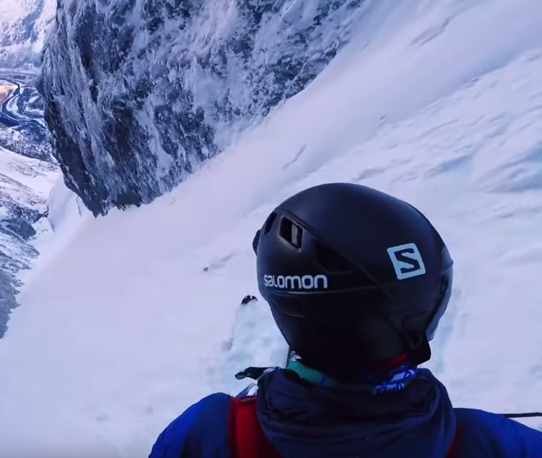 salomon tv kilian jornet troll wall