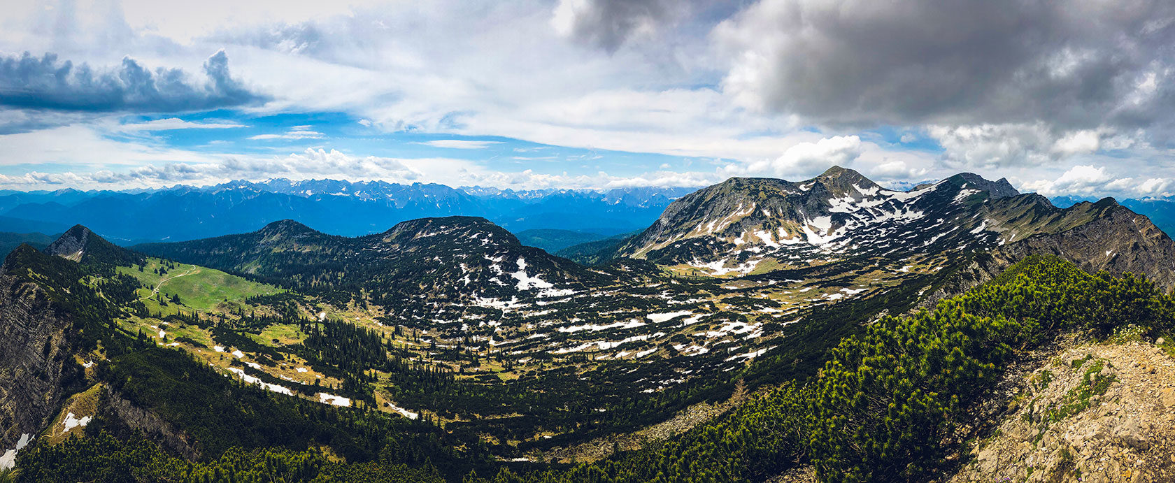 Panorama-bayerische-alpen-trail