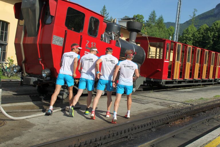 schafbergbahn zug läufer