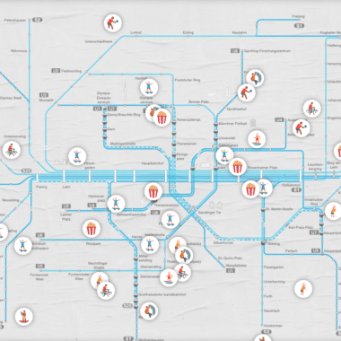 München interaktive Karte Outdoor Sport