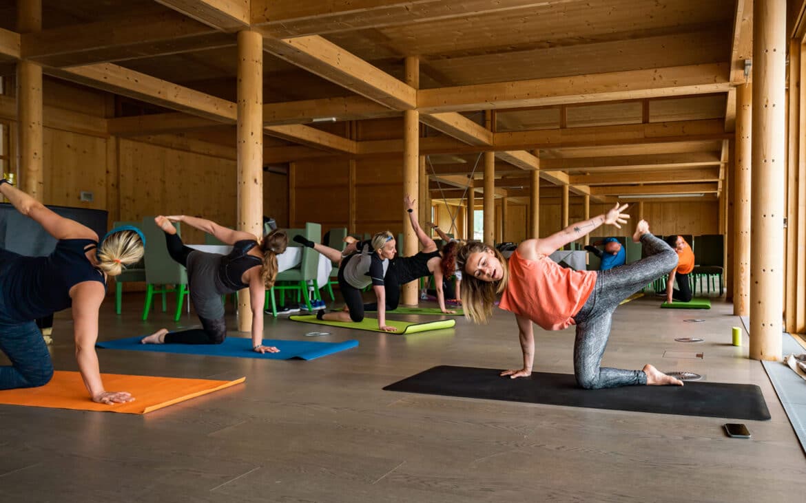 Yoga-Übungen Läufer