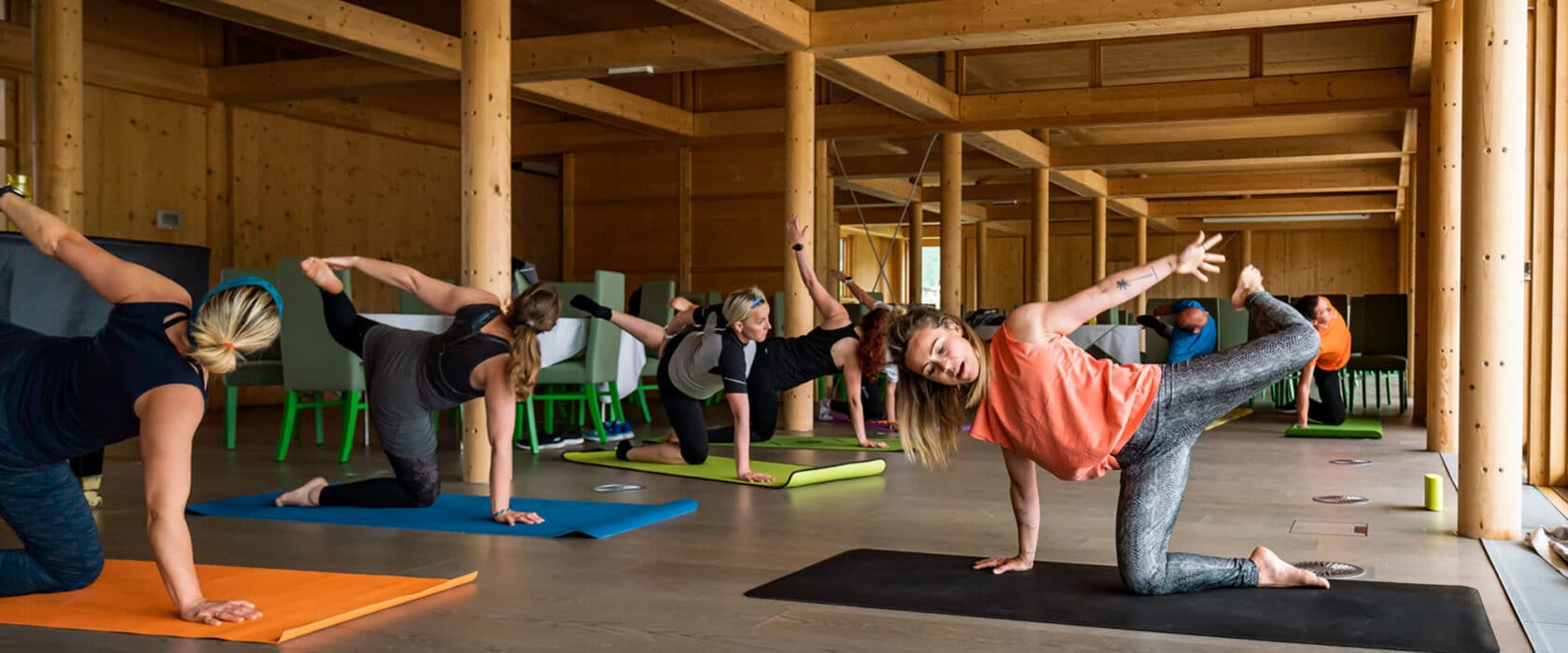 Yoga-Übungen Läufer