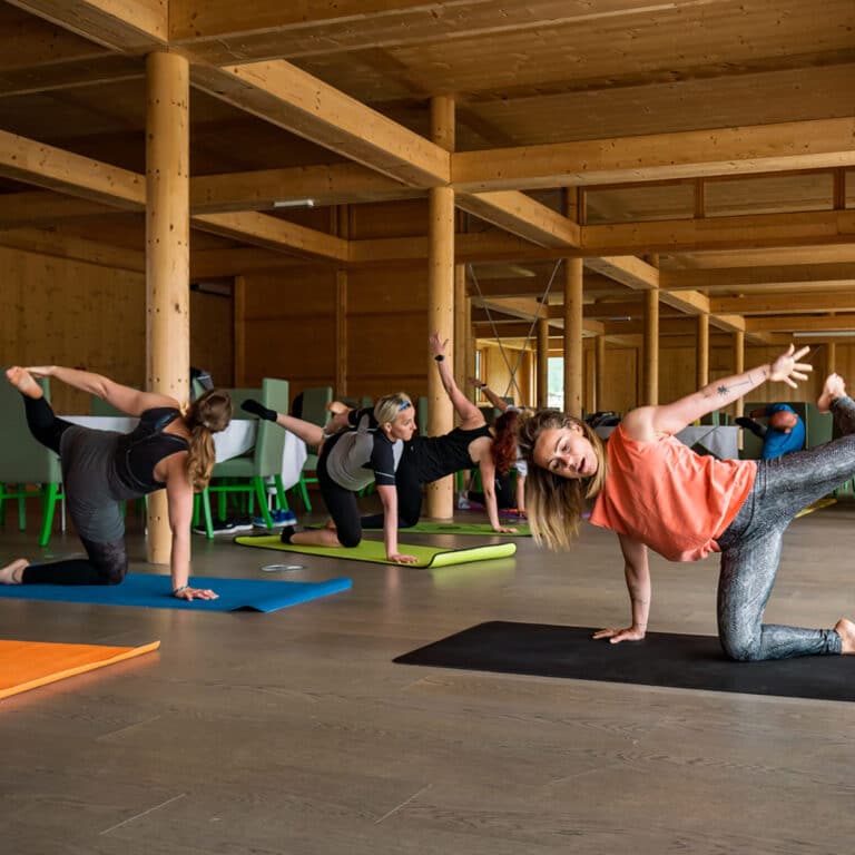 Yoga-Übungen Läufer