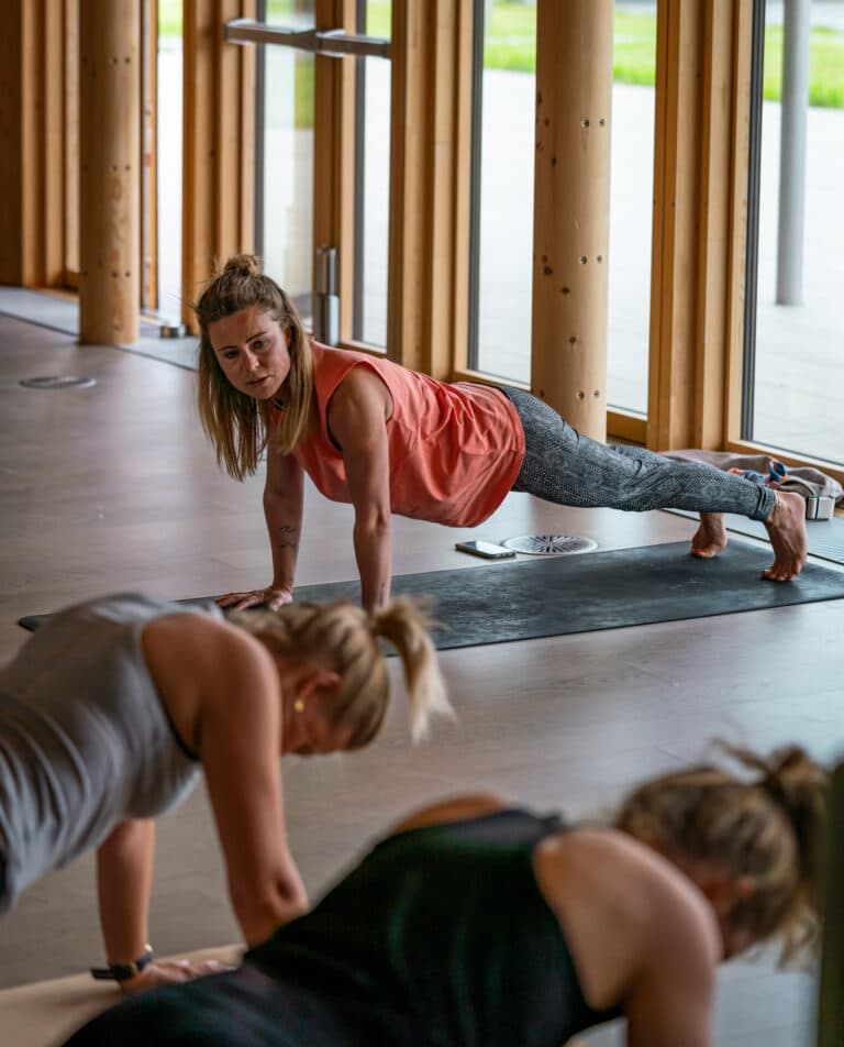 Yoga-Übungen Läufer