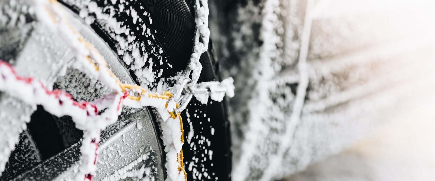 Schneeketten im Winter